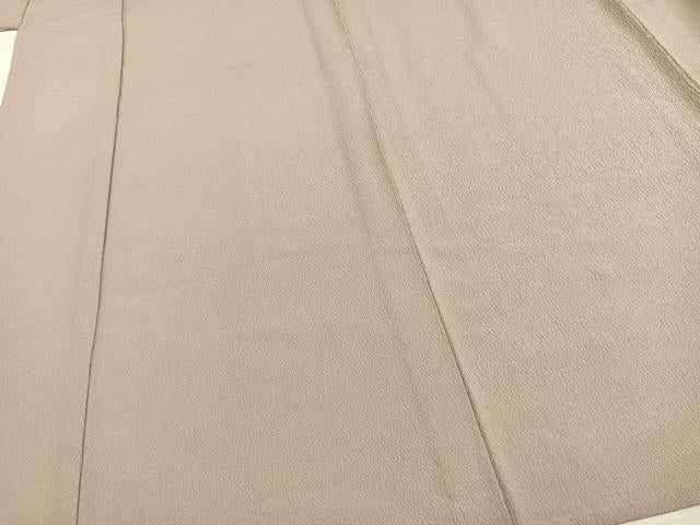 平和屋着物▽洗える最高級着物　＜英＞はなぶさ謹製　色無地　単衣　枯野色　AAAW7819fy