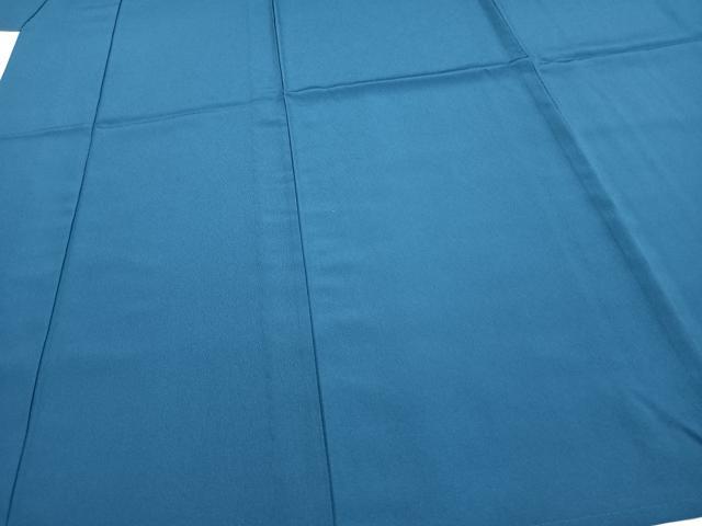 平和屋着物▽色無地 単衣 藍色 洗える着物 AAAW7822fy