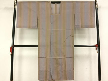 平和屋着物▽道行コート スリーシーズン 春夏秋 塵除け 紗 間道 正絹 逸品 AAAW7826fy