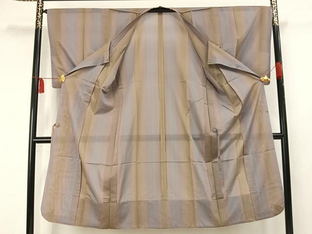 平和屋着物▽道行コート スリーシーズン 春夏秋 塵除け 紗 間道 正絹 逸品 AAAW7826fy
