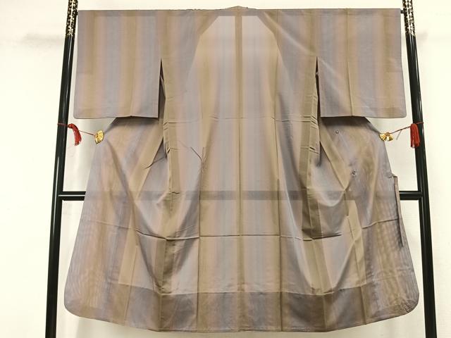 平和屋着物▽道行コート スリーシーズン 春夏秋 塵除け 紗 間道 正絹 逸品 AAAW7826fy