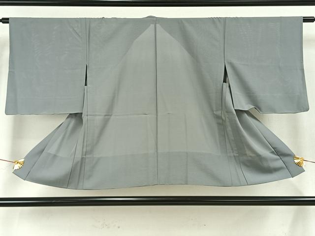 平和屋着物▽羽織 スリーシーズン 春夏秋 塵除け 絽 灰青色 正絹 逸品 AAAW7828fy