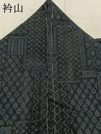 平和屋着物▽上質な紬 単衣 色紙文 正絹 逸品 AAAW7842fy
