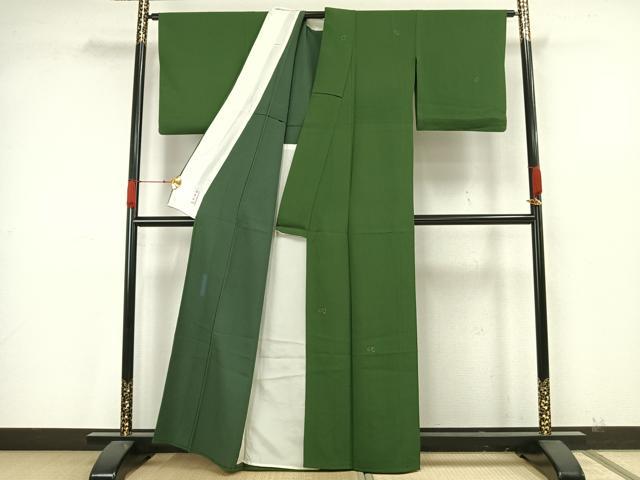 平和屋着物▽世界的人形師　辻村寿三郎　ジュサブロー　訪問着　単衣　舞桜文　正絹　逸品　AAAW7846fy
