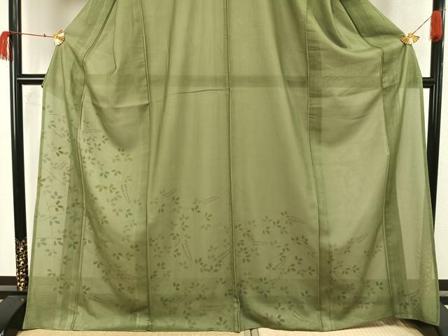 平和屋着物▽訪問着 無双 紗袷 紗×絽 萩文 正絹 逸品 AAAW7851fy