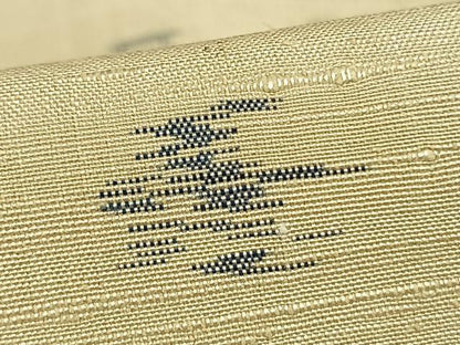 平和屋着物▽上質な紬 単衣 琉球絣 正絹 逸品 AAAW7881fy