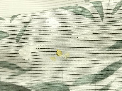 平和屋着物▽訪問着　無双　紗袷　紗×絽　手描き　草花文　ロング丈　正絹　逸品　AAAW7888fy