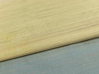 平和屋着物▽紅花紬 米沢 単衣 霞文 正絹 逸品 AAAW7890fy