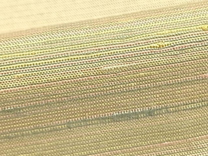 平和屋着物▽紅花紬 米沢 単衣 霞文 正絹 逸品 AAAW7890fy