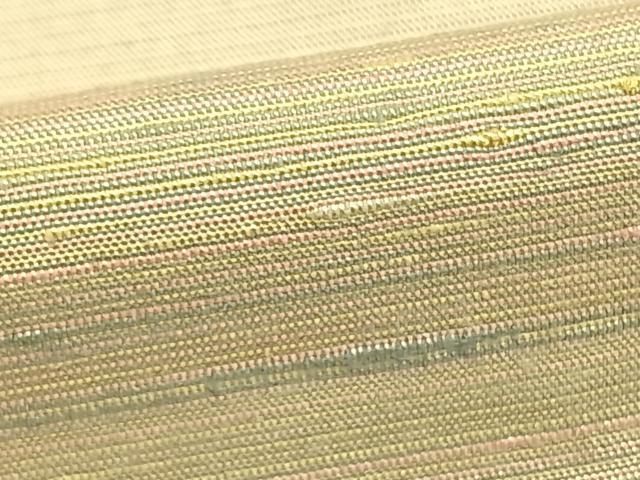 平和屋着物▽紅花紬 米沢 単衣 霞文 正絹 逸品 AAAW7890fy