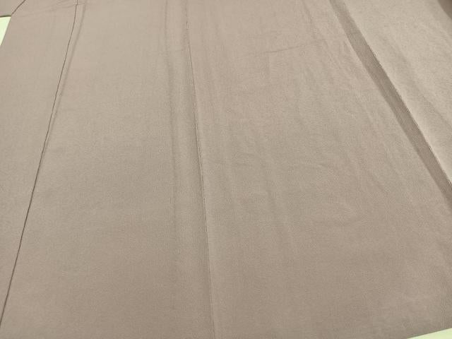 平和屋着物▽上質な色無地 単衣 薄葡萄色 正絹 逸品 AAAW7895fy