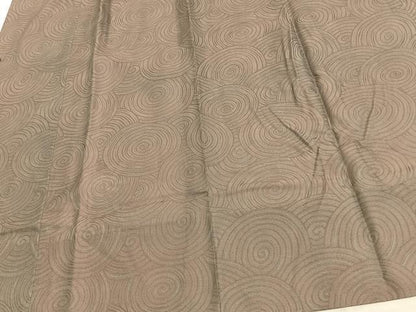 平和屋着物▽道行コート スリーシーズン 春夏秋 塵除け 渦巻き文 反端付き 正絹 逸品 AAAW7908fy