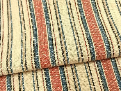 平和屋着物▽上質な紬 単衣 縞 正絹 逸品 AAAW7910fy