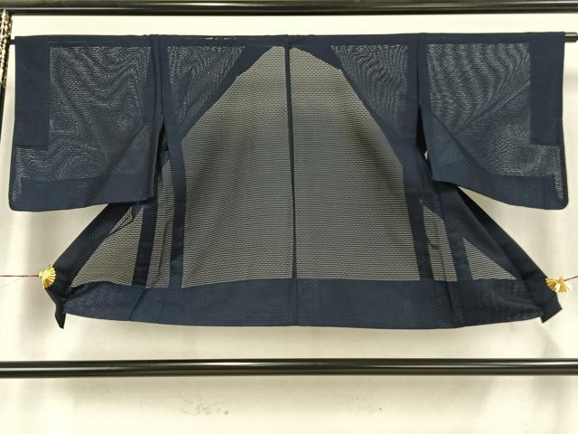 平和屋着物▽羽織　スリーシーズン　春夏秋　塵除け　変わり縞　正絹　逸品　AAAW7980fy