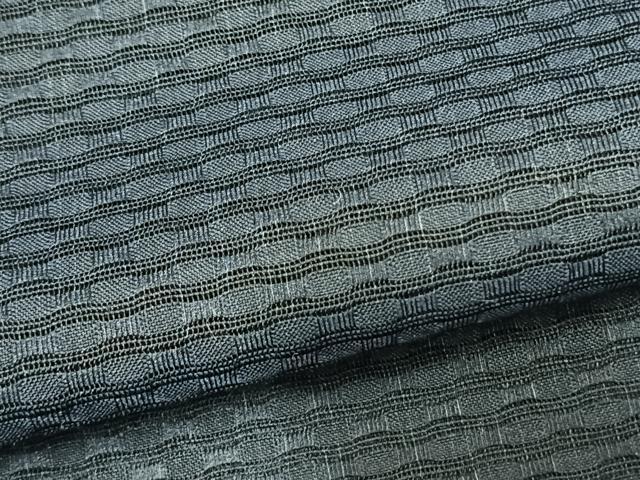 平和屋着物▽羽織　スリーシーズン　春夏秋　塵除け　変わり縞　正絹　逸品　AAAW7980fy