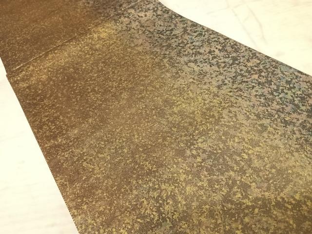 平和屋着物◎六通柄袋帯 霞文 引箔 正絹 逸品 AAAW8954yx