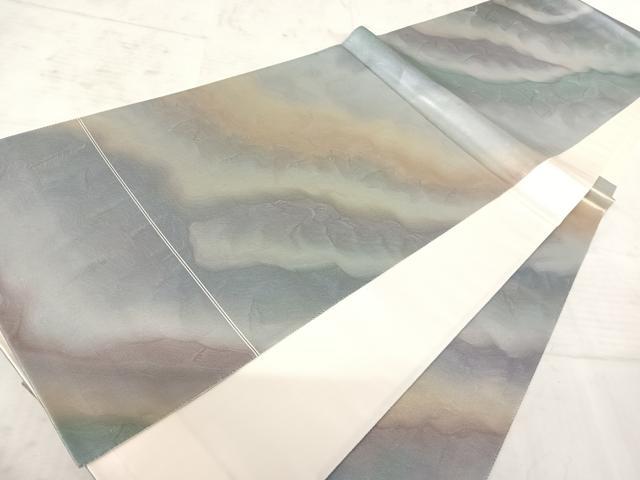 平和屋着物○全通柄袋帯 鹿の子文 正絹 逸品 DAAU9118fe （平和屋着物  