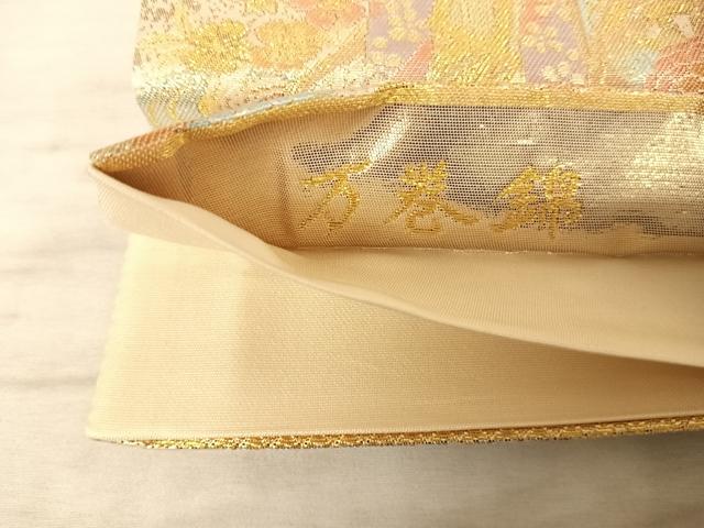 平和屋着物◎六通柄袋帯 万巻錦 金糸 正絹 逸品 AAAW8971yx