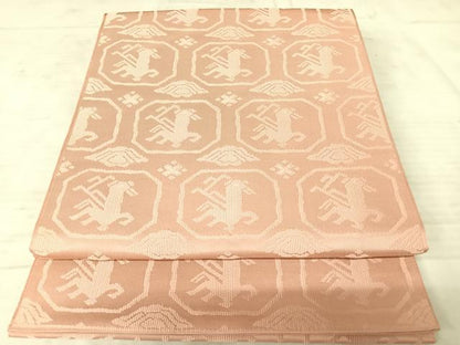 平和屋着物◎六通柄袋帯 鳥 正絹 逸品 AAAW8983yx