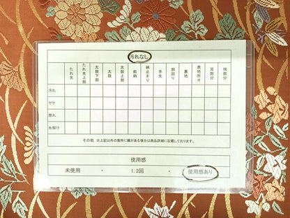 平和屋着物◎六通柄袋帯 唐織 草花文 正絹 逸品 AAAW8984yx