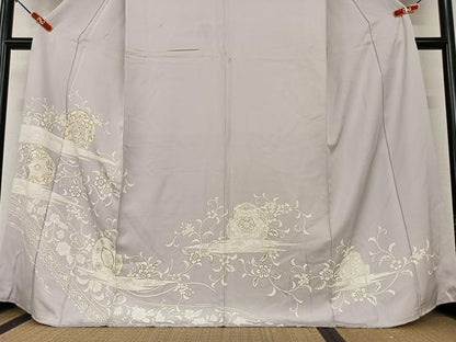 平和屋着物●訪問着 正倉院花唐草文 金彩 正絹 逸品 AAAW9077zg