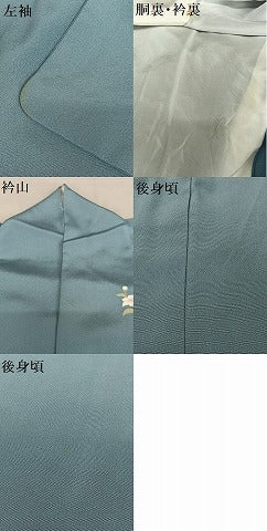 平和屋着物●訪問着　友禅　作家物　枝花文　暈し染め　正絹　逸品　AAAW9082zg