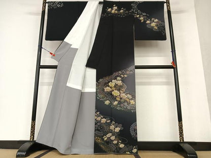 平和屋着物●吉乃一廉 幻の辻が花 訪問着 手描き 暈し染め 金彩 正絹 逸品 AAAW9096zg