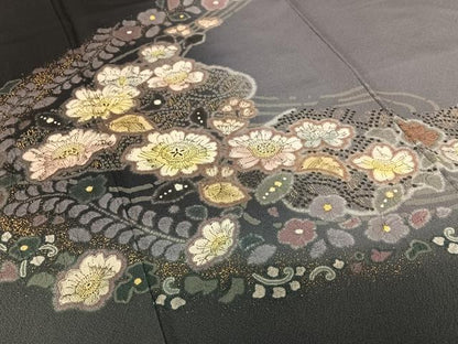 平和屋着物●吉乃一廉 幻の辻が花 訪問着 手描き 暈し染め 金彩 正絹 逸品 AAAW9096zg