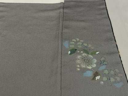 平和屋着物●吉乃一廉 幻の辻が花 訪問着 手描き 暈し染め 金彩 正絹 逸品 AAAW9096zg