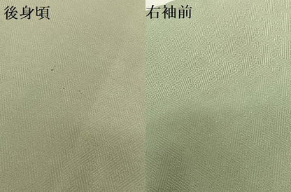 平和屋着物●訪問着　駒刺繍　花籬文　暈し染め　金彩　正絹　逸品　AAAW9115zg