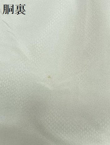 平和屋着物●上質な紬　枝花文　正絹　逸品　AAAW9129zg