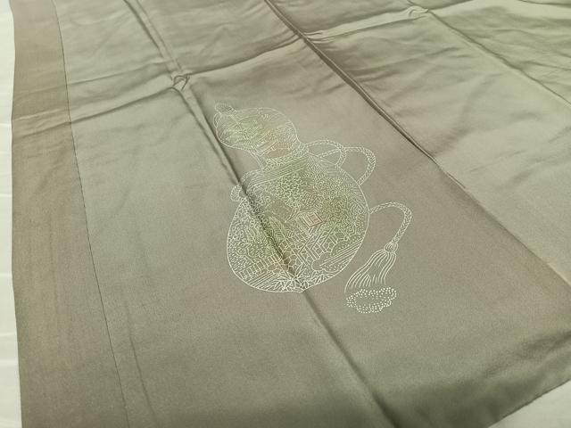 平和屋着物●男性 長襦袢 袷 手描き 龍 暈し染め 正絹 逸品 AAAW9150zg