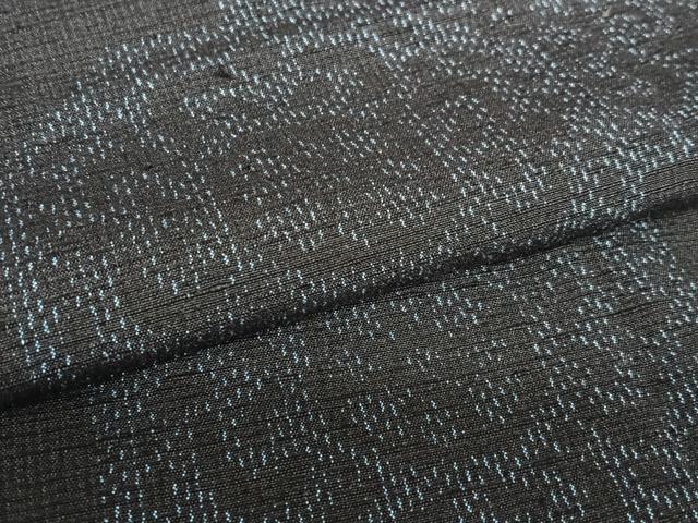 平和屋着物●結城紬 花亀甲文 正絹 逸品 AAAW9175zg