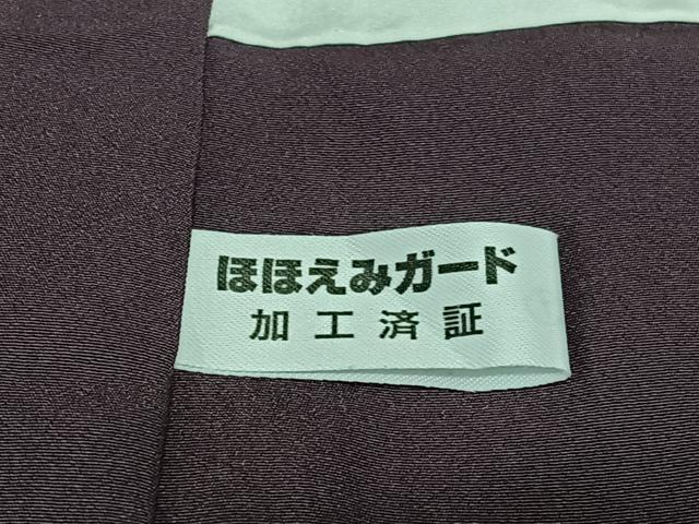 平和屋着物●上質な小紋 雪輪舞桜 暈し染め 正絹 逸品 AAAW9182zg