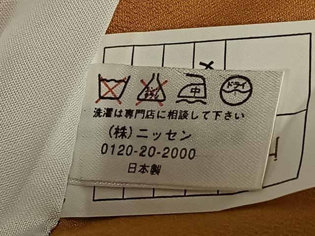 平和屋着物●上質な紬 格子 正絹 逸品 AAAW9187zg