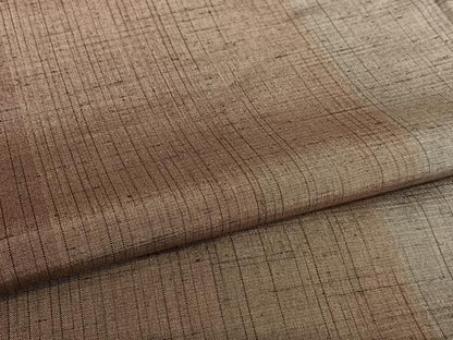 平和屋着物●上質な紬 縞 正絹 逸品 AAAW9190zg