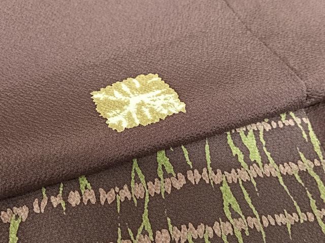 平和屋着物●上質な小紋　石畳　正絹　逸品　AAAW9211zg