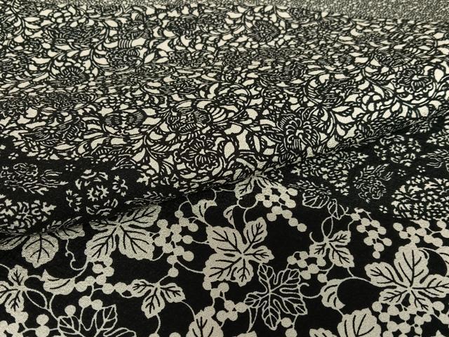 平和屋着物●訪問着　道長花文　黒地　さが美扱い　正絹　逸品　AAAW9281zg