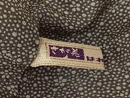 平和屋着物●訪問着　道長花文　黒地　さが美扱い　正絹　逸品　AAAW9281zg
