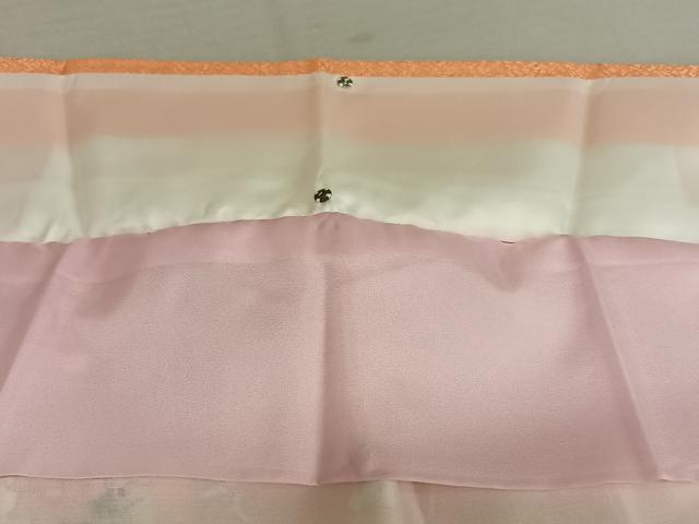 平和屋着物●anan 小振袖 二尺袖 駒刺繍 檜扇花文 金彩 洗える着物 AAAW9291zg