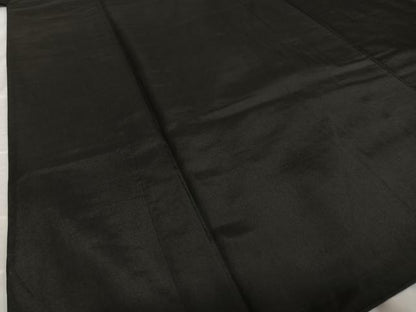 平和屋着物●男性　黒紋付き　正絹　逸品　AAAW9295zg