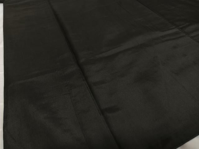 平和屋着物●男性　黒紋付き　正絹　逸品　AAAW9295zg