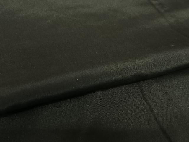 平和屋着物●男性　黒紋付き　正絹　逸品　AAAW9295zg
