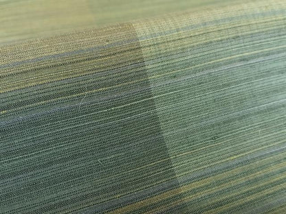 平和屋着物●上質な紬　横段文　暈し染め　正絹　逸品　AAAW9326zg