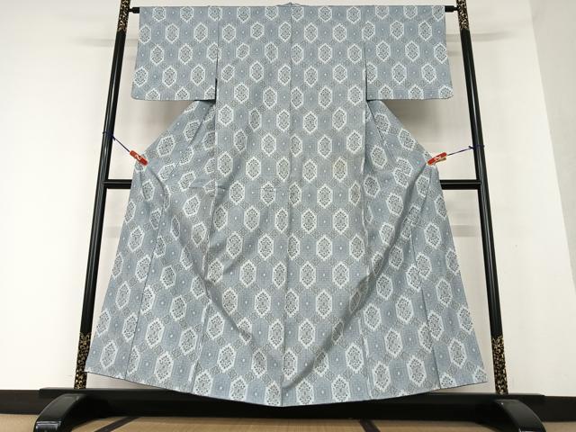 平和屋着物●本場村山大島紬 花菱文 正絹 逸品 AAAW9339zg