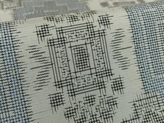 平和屋着物●本場村山大島紬 花菱文 正絹 逸品 AAAW9339zg