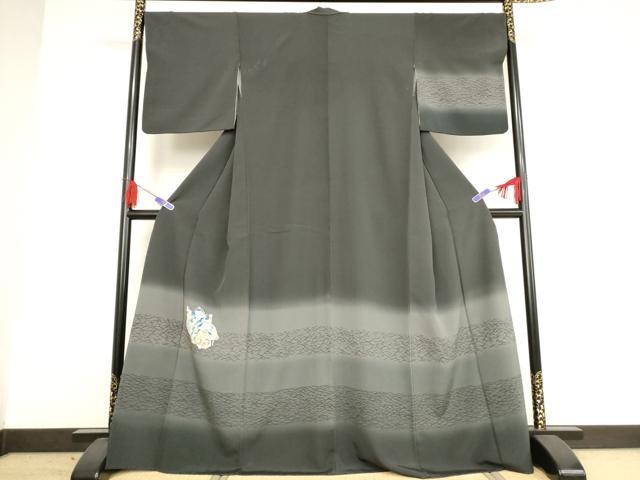 平和屋着物●訪問着 友禅 山伏 暈し染め 正絹 逸品 AAAW9401br