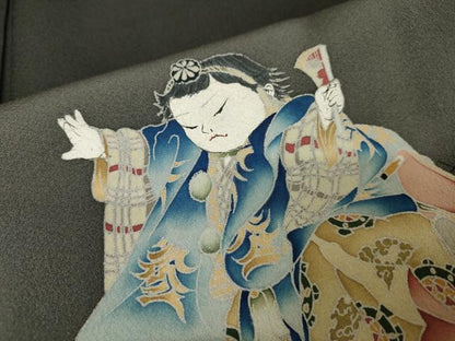 平和屋着物●訪問着 友禅 山伏 暈し染め 正絹 逸品 AAAW9401br