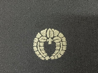 平和屋着物●京友禅 タケハナ染匠 色留袖 刺繍 霞花文 金糸 金彩 正絹 逸品 AAAX0002np