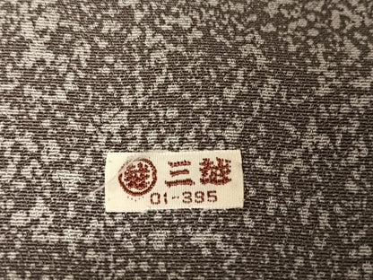 平和屋着物●訪問着　友禅　枝花文　たたき染め　三越扱い　正絹　逸品　AAAX0011np